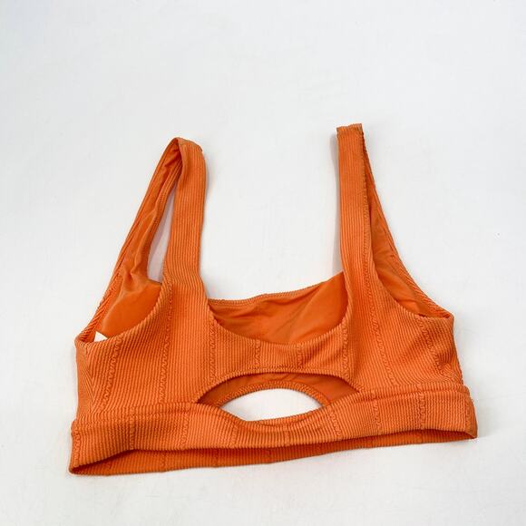 Aerie orange cutout bikini top - Picture 2 of 3